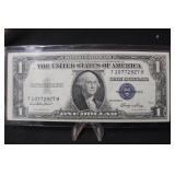1935E $1 Silver Certificate Bank Note