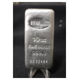 10oz .999 Pure Silver Bar