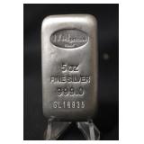 5oz .999 Pure Silver Bar