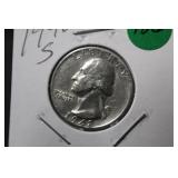 1948-S Washington Silver Quarter