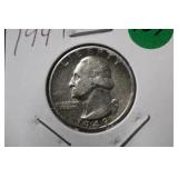 1949 Washington Silver Quarter