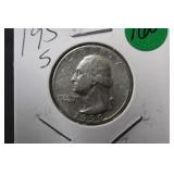 1950-S Washington Silver Quarter