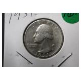 1951 Washington Silver Quarter