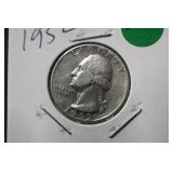 1952 Washington Silver Quarter