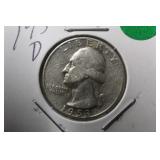 1953-D Washington Silver Quarter