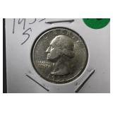 1953-S Washington Silver Quarter