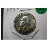 1958 Uncirculated Washington Silver Quarter