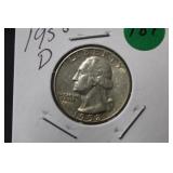1958-D Washington Silver Quarter