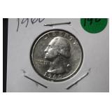 1960 Washington Silver Quarter