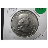 1948 Franklin Silver Half Dollar