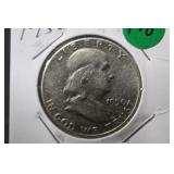1950 Franklin Silver Half Dollar