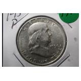 1950-D Franklin Silver Half Dollar