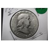 1951-S Franklin Silver Half Dollar