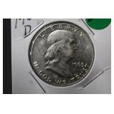 1963-D Franklin Silver Half Dollar