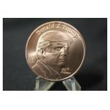 1oz .999 Pure Copper President Trump Coin