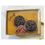 Vintage Hillcraft Scarf Clips GF