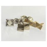 Four Pr of Cufflinks & Cufflink Watch - Fashion