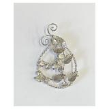 .925 Silver Star Brooch