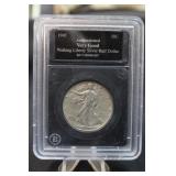 1945-D Walking Liberty Silver Half Dollar