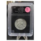 1963 Franklin Silver Half Dollar Certified