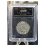 1960 Franklin Silver Half Dollar Certified