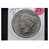 1922-D U.S. Silver Peace Dollar