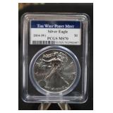 2014-W West Point MS70 Silver Eagle
