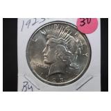 1923 Uncirculated Silver U.S. Peace Dollar