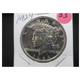 1924 U.S. Silver Peace Dollar