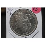 1921-D Morgan Silver Dollar