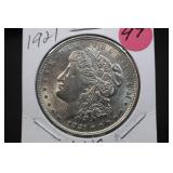 1921 Morgan Silver Dollar