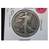 1920-D Walking Liberty Silver Half Dollar