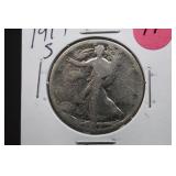 1919-S Walking Liberty Silver Half Dollar