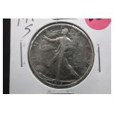 1918-S Walking Liberty Silver Half Dollar