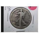 1923-S Walking Liberty Silver Half Dollar