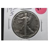 1933-S Walking Liberty Silver Half Dollar