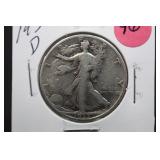 1935-D Walking Liberty Silver Half Dollar