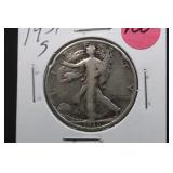 1936-S Walking Liberty Silver Half Dollar