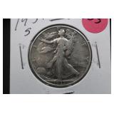 1937-S Walking Liberty Silver Half Dollar