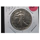 1937 Walking Liberty Silver Half Dollar