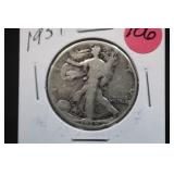 1939 Walking Liberty Silver Half Dollar