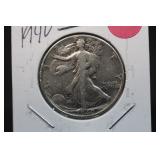 1940 Walking Liberty Silver Half Dollar