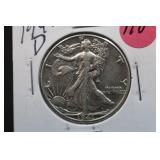 1941-D Walking Liberty Silver Half Dollar