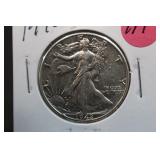 1942 Walking Liberty Silver Half Dollar