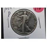 1944-D Walking Liberty Silver Half Dollar