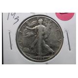 1945-S Walking Liberty Silver Half Dollar