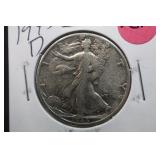 1945-D Walking Liberty Silver Half Dollar