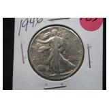 1946-P Walking Liberty Silver Half Dollar