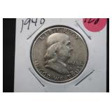 1948 Franklin Silver Half Dollar