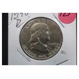 1948-D Franklin Silver Half Dollar